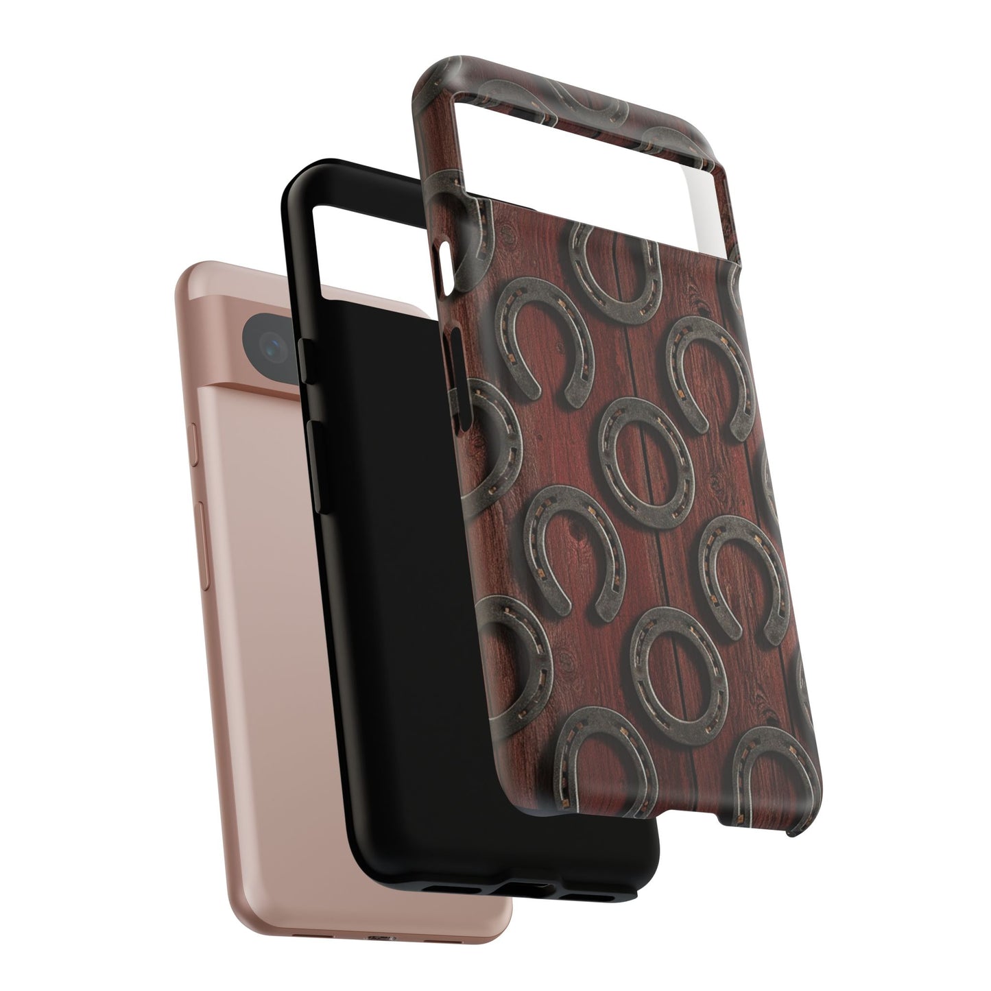 Rustic Horseshoe Western Phone Case – Cowboy Country Ranch Tough Case
