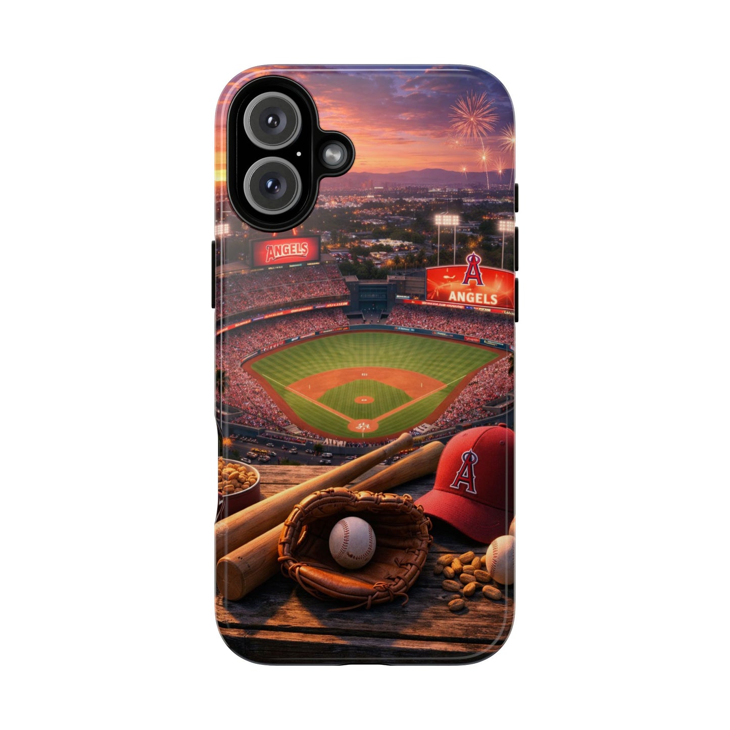 Baseball Stadium Phone Case Sports Fan Ballpark Game Day Tough Case