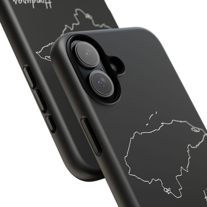 Honduras Outline Phone Case – Minimal Country Map Tough Case (iPhone, Samsung, Pixel)