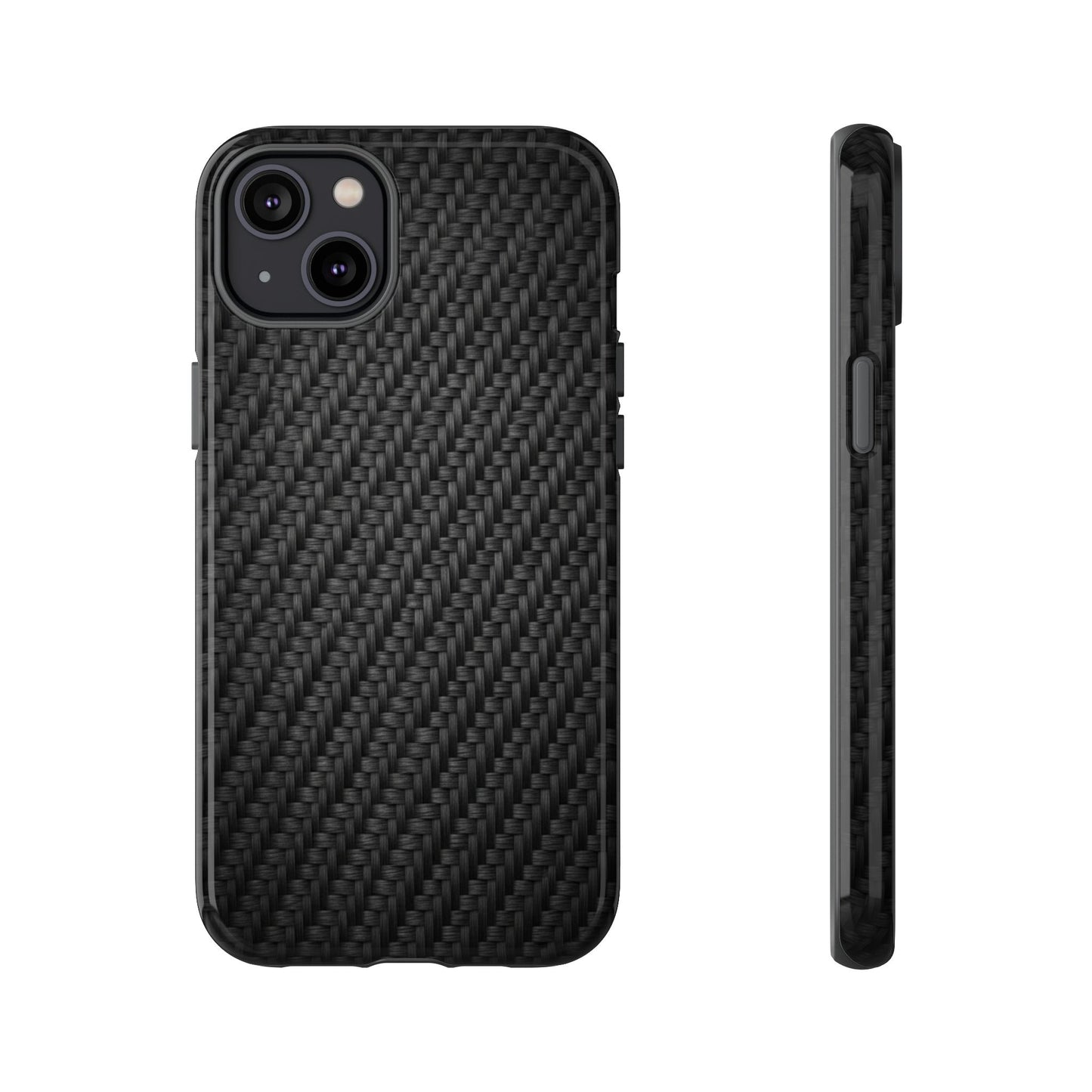 Carbon Fiber Inspired Phone Case – Rugged Slim Protective Tech Case for iPhone & Samsung