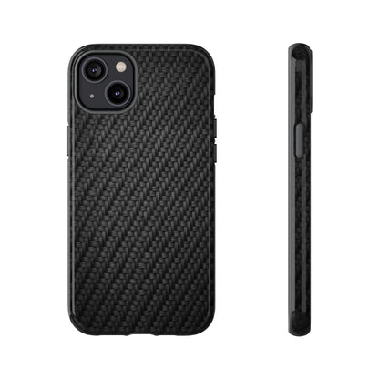 Carbon Fiber Inspired Phone Case – Rugged Slim Protective Tech Case for iPhone & Samsung
