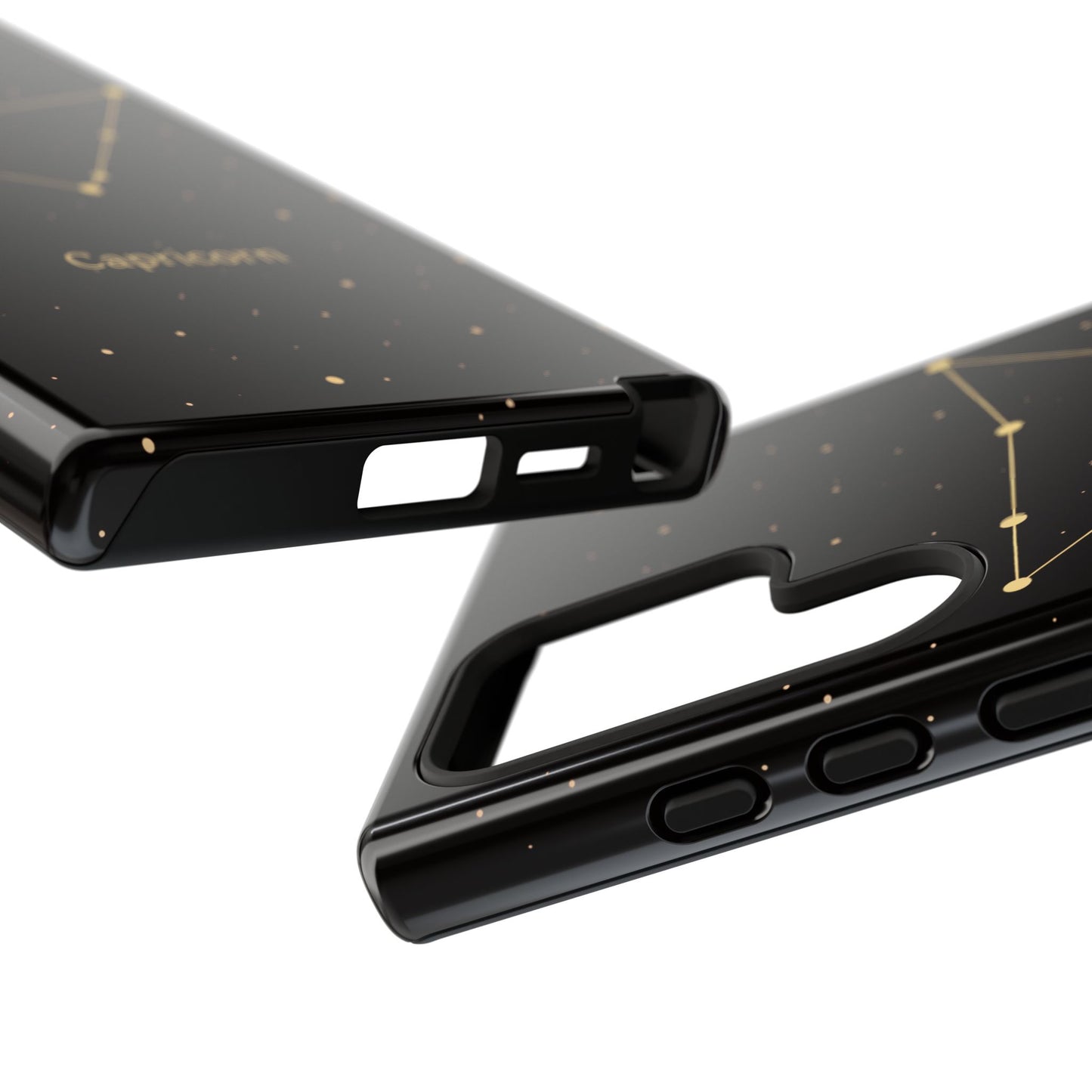 Capricorn Zodiac Constellation Phone Case – Luxe Gold Celestial Cover