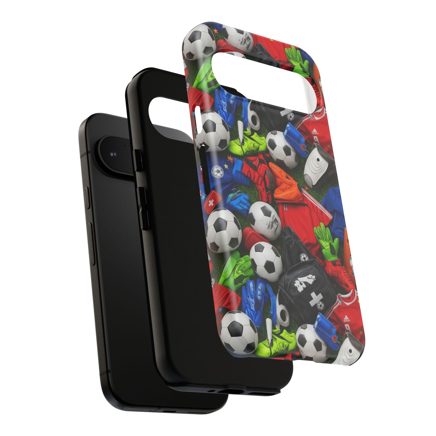 Soccer Ball Pattern Phone Case – Sports Fan Tough Protective Game Day Case