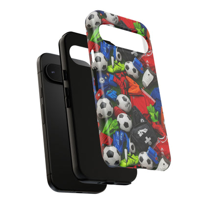 Soccer Ball Pattern Phone Case – Sports Fan Tough Protective Game Day Case