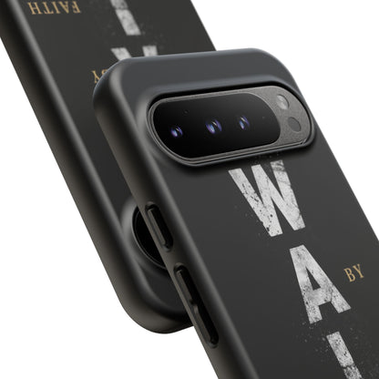 Walk by Faith Not by Sight Christian Phone Case Bible Verse Faith Cover