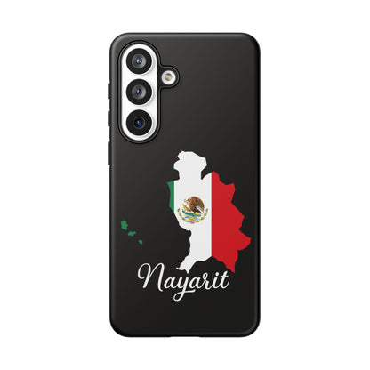 Nayarit Mexico Flag Map Phone Case | Mexican American Pride Tough Case for iPhone & Samsung