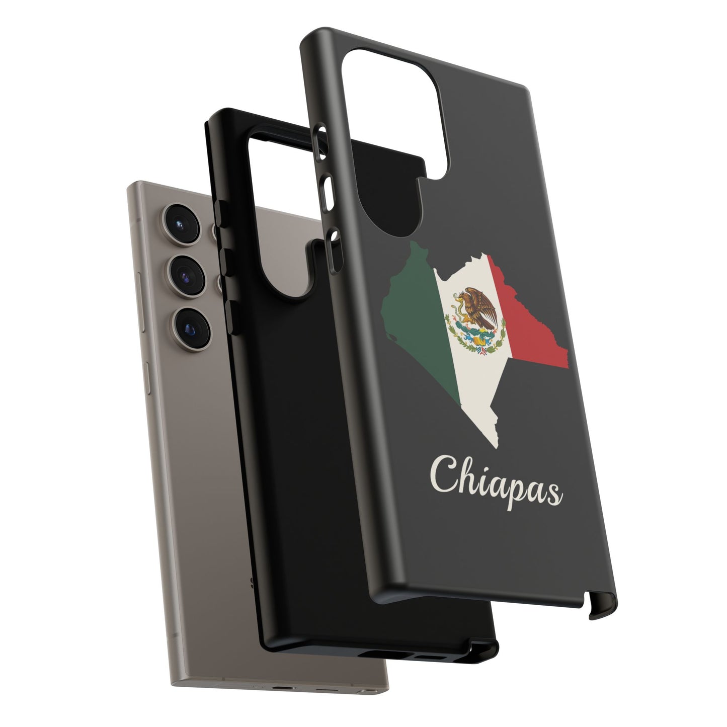 Chiapas Mexico Flag Map Phone Case | Mexican American Pride Tough Case for iPhone & Samsung