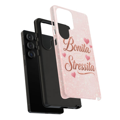 Bonita Stressita Phone Case Cute Latina Aesthetic Pink Coquette Case