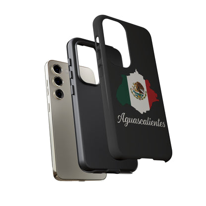 Aguascalientes Mexico Flag Map Phone Case | Mexican American Pride Tough Case for iPhone & Samsung