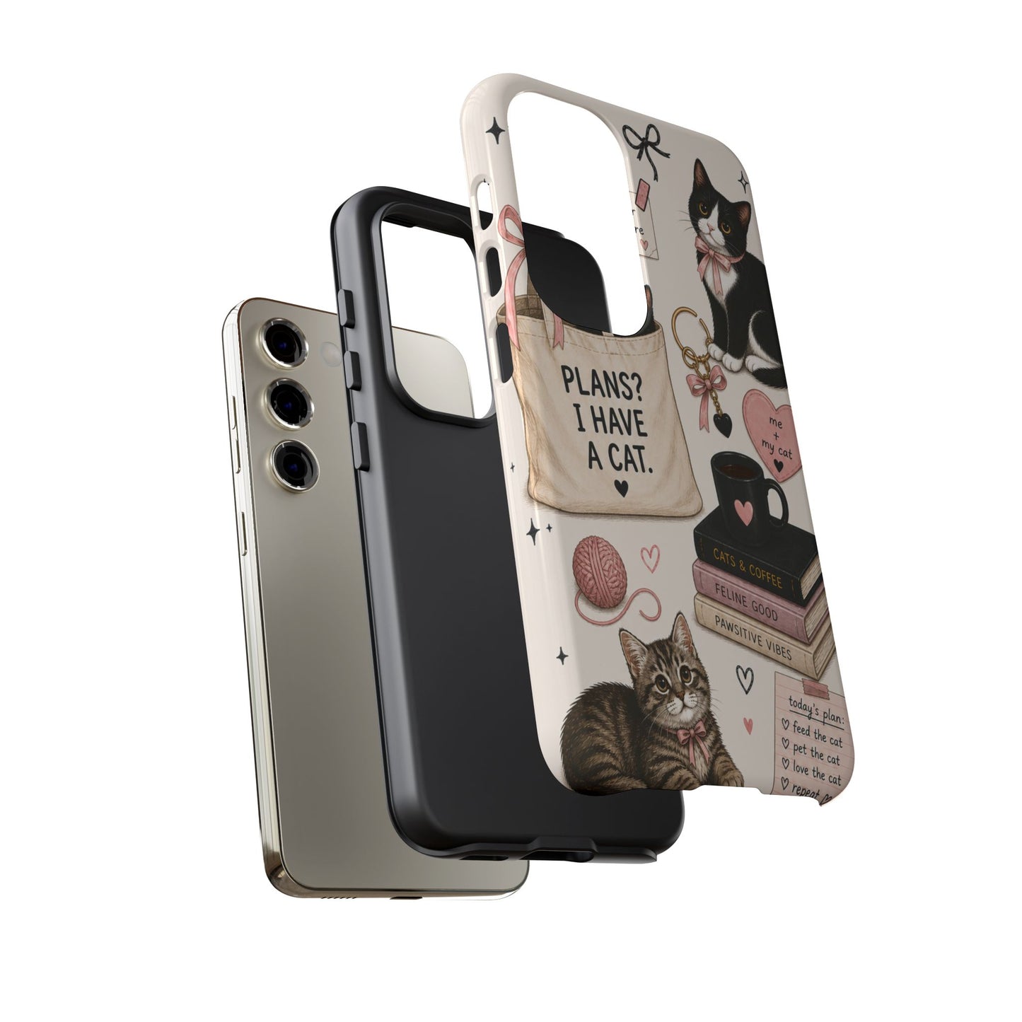 Cat Lover Phone Case | Plans? I Have A Cat Cute Aesthetic Cover