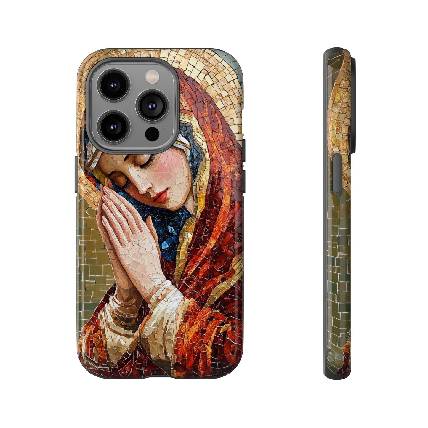 Virgin Mary Phone Case, Catholic Phone Case, Christian Aesthetic Case, Religious iPhone Case, Saint Art Case, Faith Gift