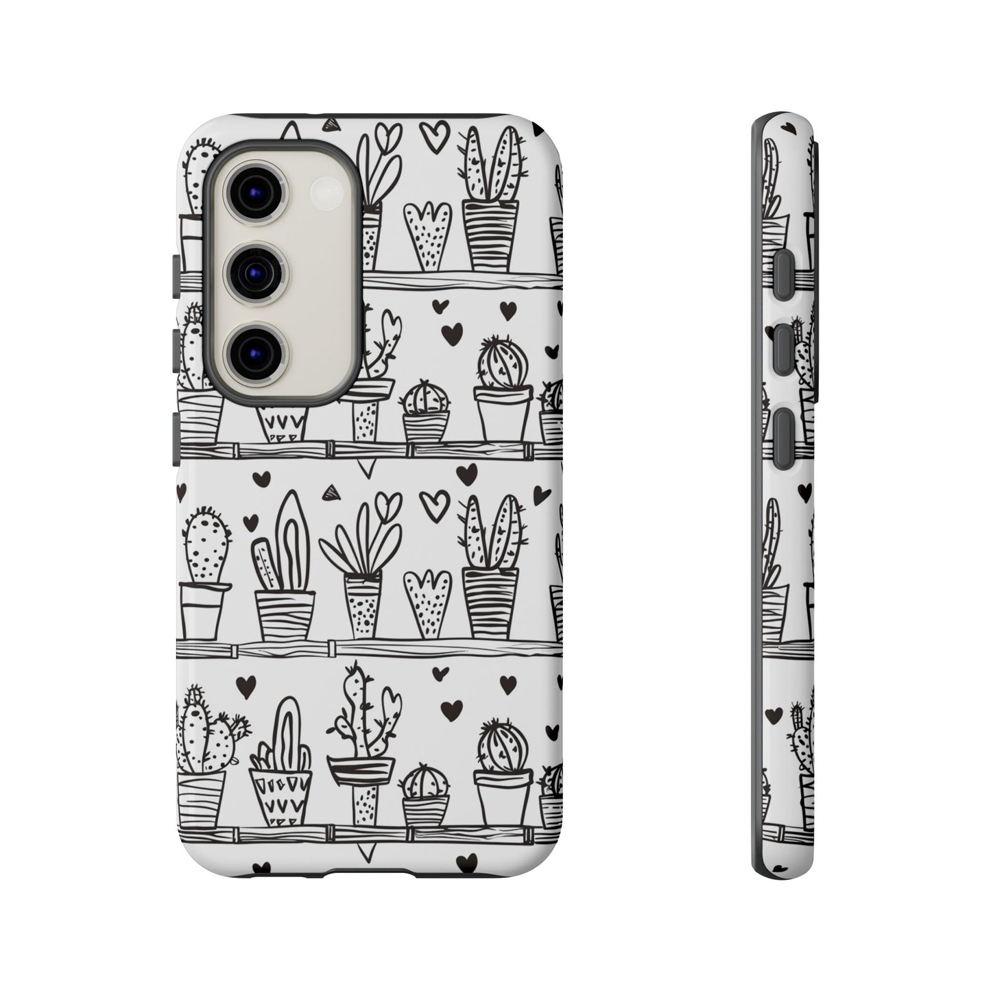 Cactus Succulent Phone Case Cute Plant Aesthetic iPhone Samsung Cover