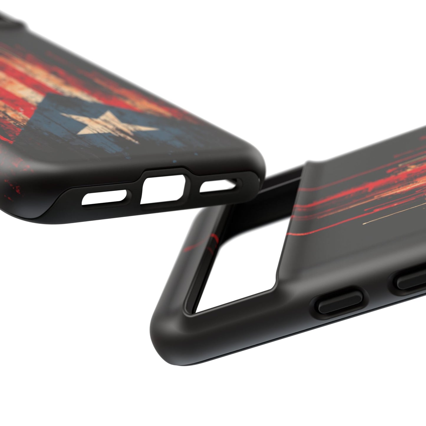 Puerto Rico Flag Phone Case | Distressed Puerto Rican Flag Tough Case | Boricua Pride Protective iPhone Samsung Cover