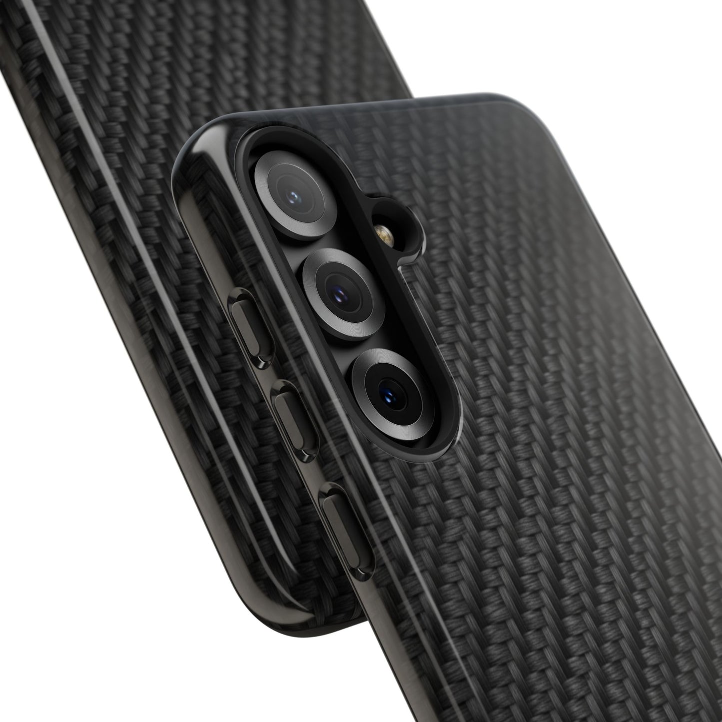 Carbon Fiber Inspired Phone Case – Rugged Slim Protective Tech Case for iPhone & Samsung