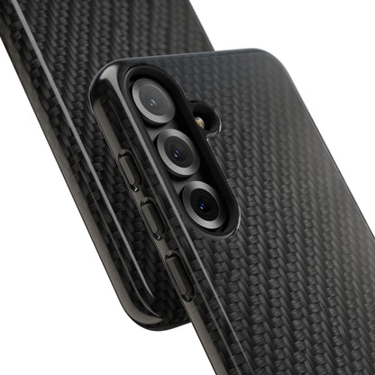 Carbon Fiber Inspired Phone Case – Rugged Slim Protective Tech Case for iPhone & Samsung