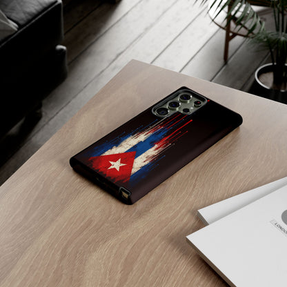 Cuban Flag Phone Case | Cuba Flag Tough Case | Patriotic Cuban Pride iPhone Samsung Protective Cover