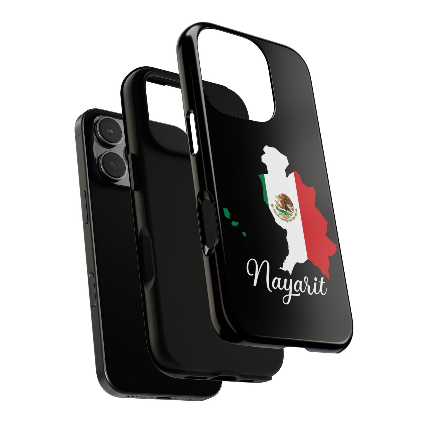Nayarit Mexico Flag Map Phone Case | Mexican American Pride Tough Case for iPhone & Samsung