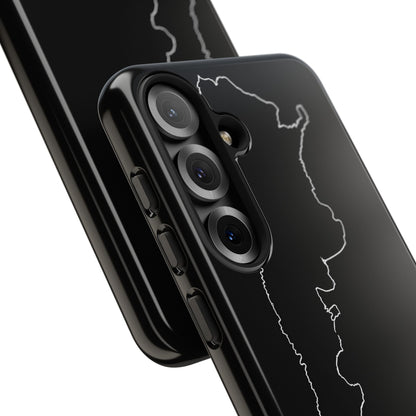 Argentina Outline Phone Case – Minimal Country Map Tough Case (iPhone, Samsung, Pixel)