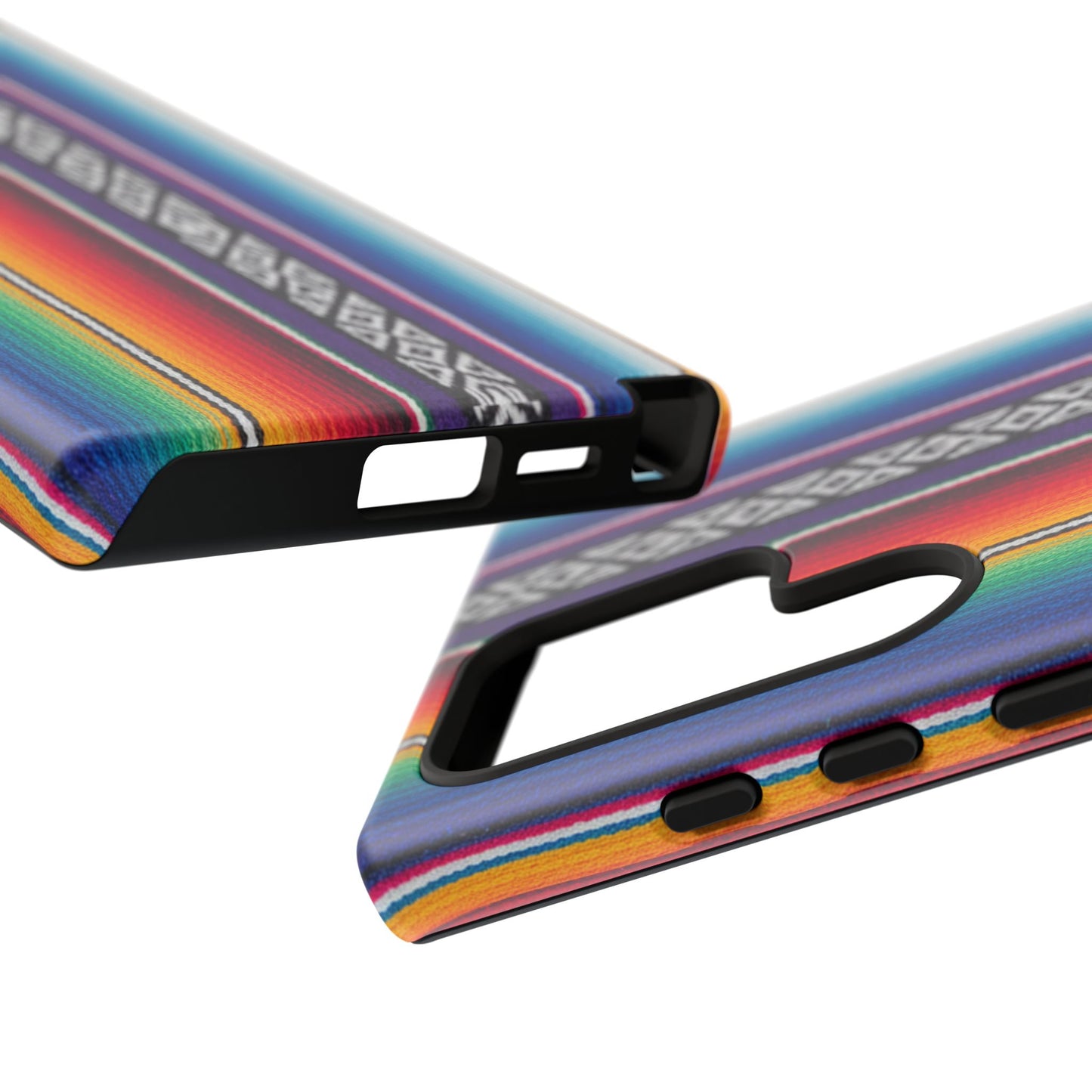 Serape Stripe Phone Case – Colorful Mexican Blanket Pattern Tough Case