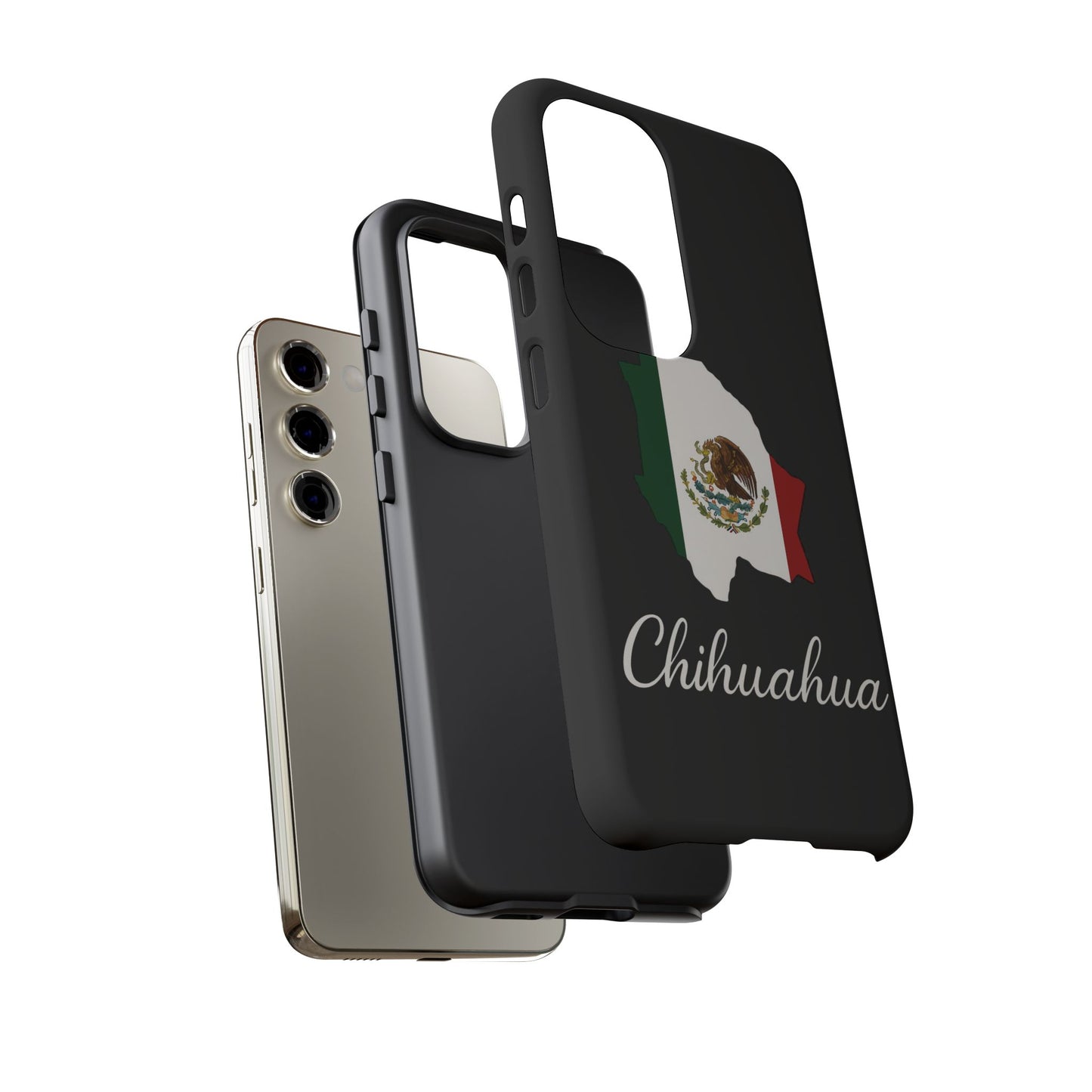 Chihuahua Mexico Flag Map Phone Case | Mexican American Pride Tough Case for iPhone & Samsung