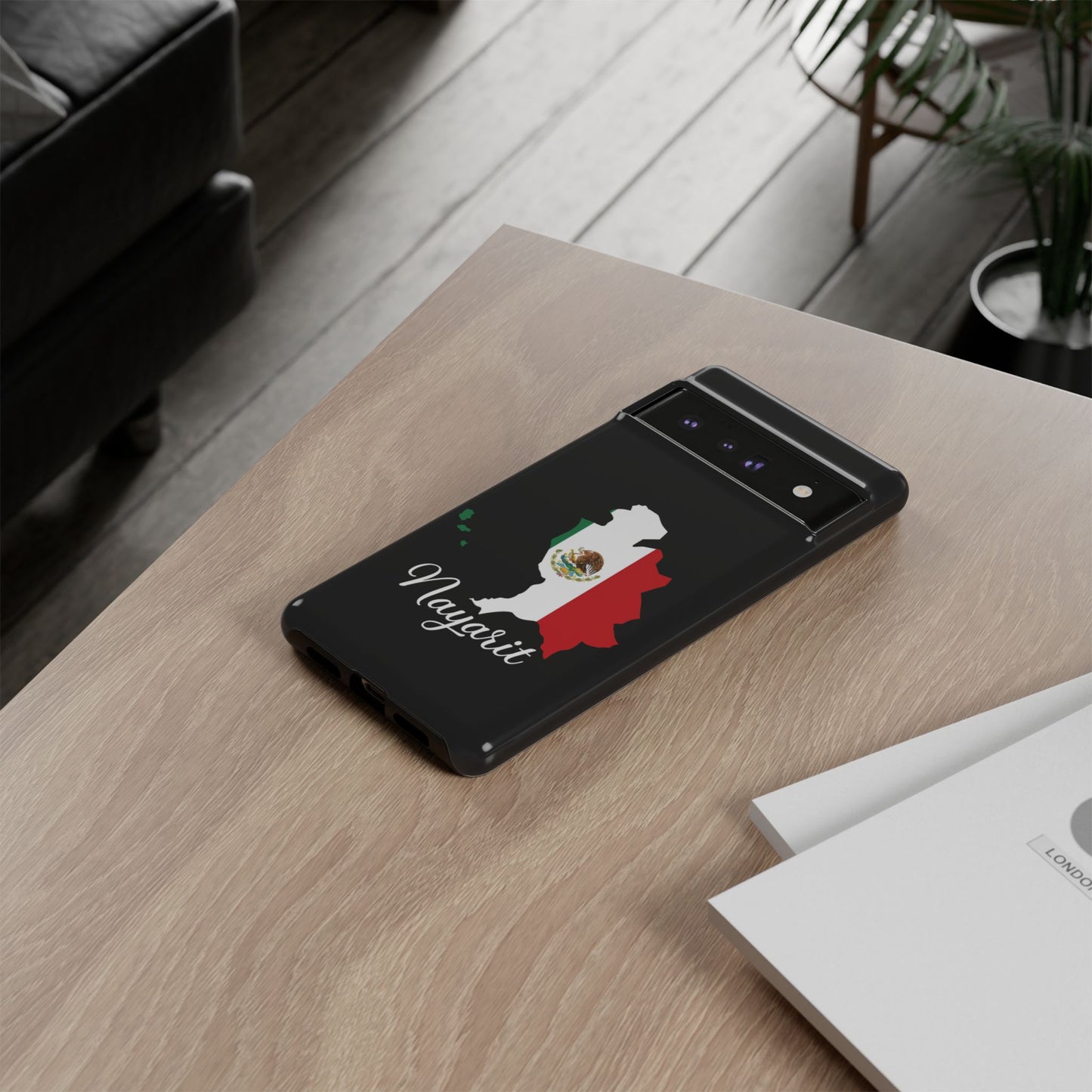 Nayarit Mexico Flag Map Phone Case | Mexican American Pride Tough Case for iPhone & Samsung
