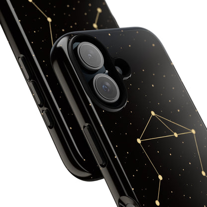 Libra Zodiac Constellation Phone Case – Luxe Gold Celestial Cover