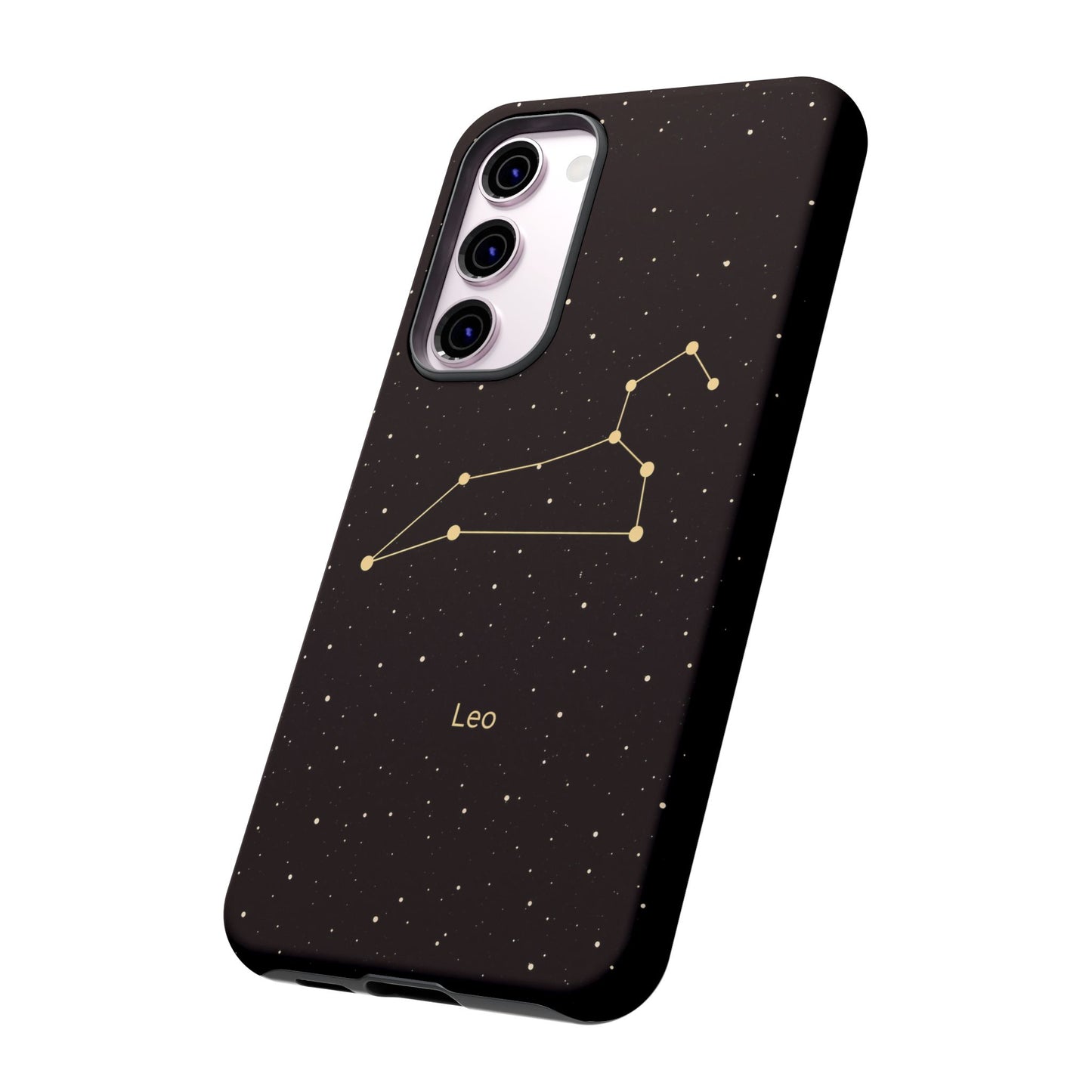 Leo Zodiac Constellation Phone Case – Luxe Gold Celestial Cover