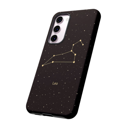 Leo Zodiac Constellation Phone Case – Luxe Gold Celestial Cover
