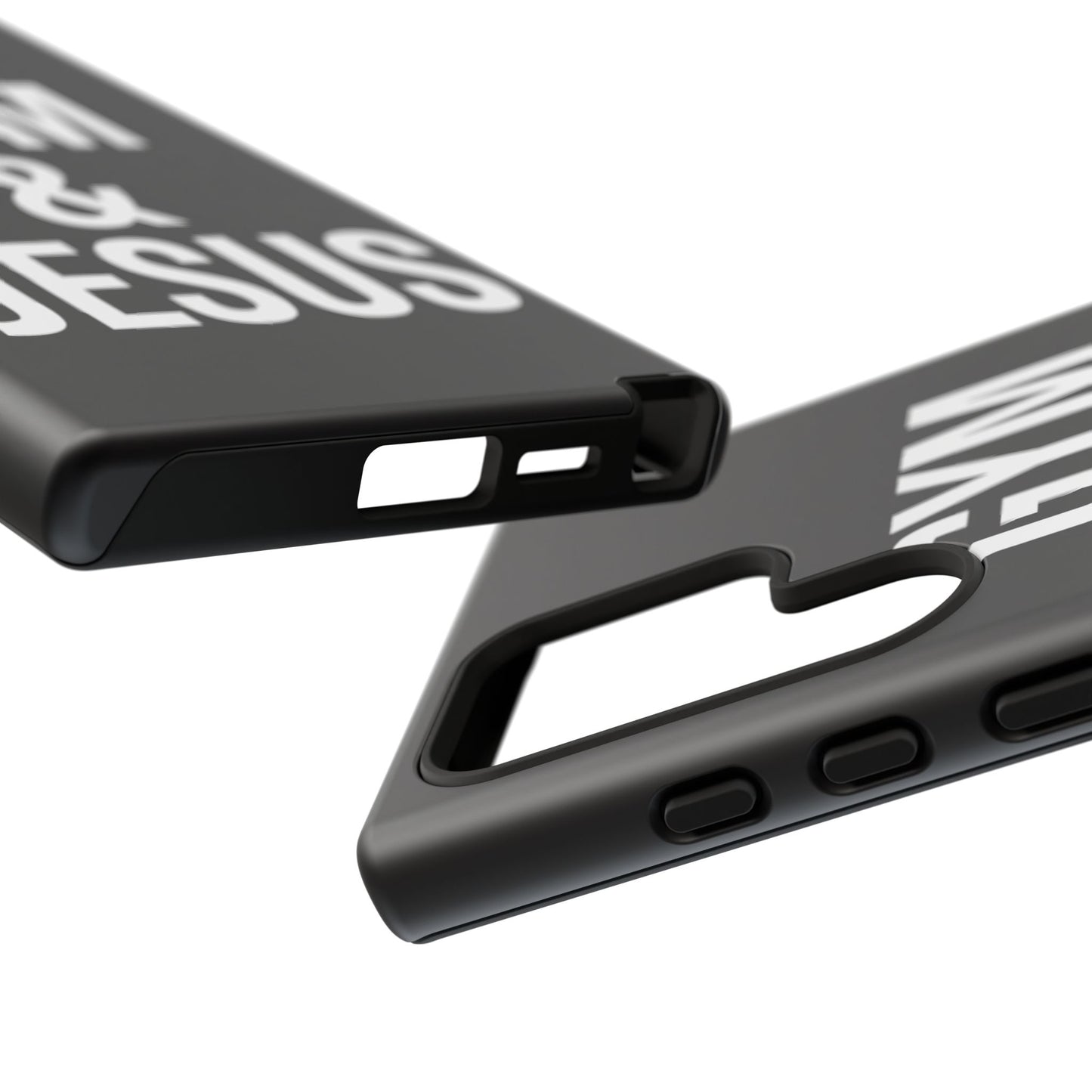 Gym & Jesus Phone Case Christian Faith Workout Gym Motivation Case