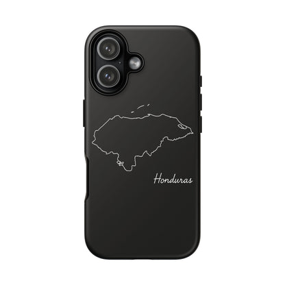 Honduras Outline Phone Case – Minimal Country Map Tough Case (iPhone, Samsung, Pixel)