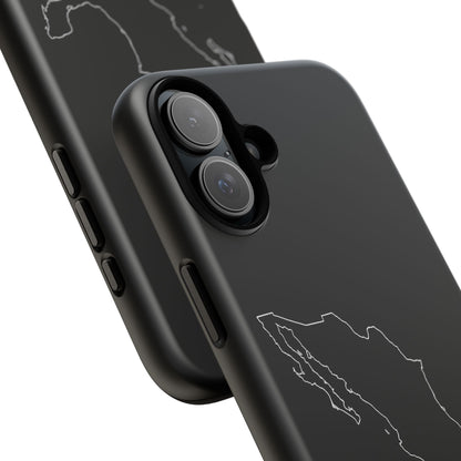 Mexico Outline Phone Case – Minimal Country Map Tough Case (iPhone, Samsung, Pixel)