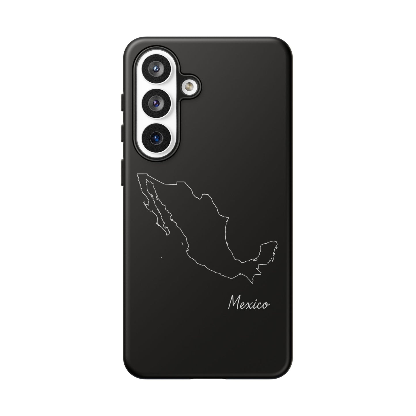 Mexico Outline Phone Case – Minimal Country Map Tough Case (iPhone, Samsung, Pixel)