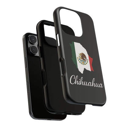 Chihuahua Mexico Flag Map Phone Case | Mexican American Pride Tough Case for iPhone & Samsung