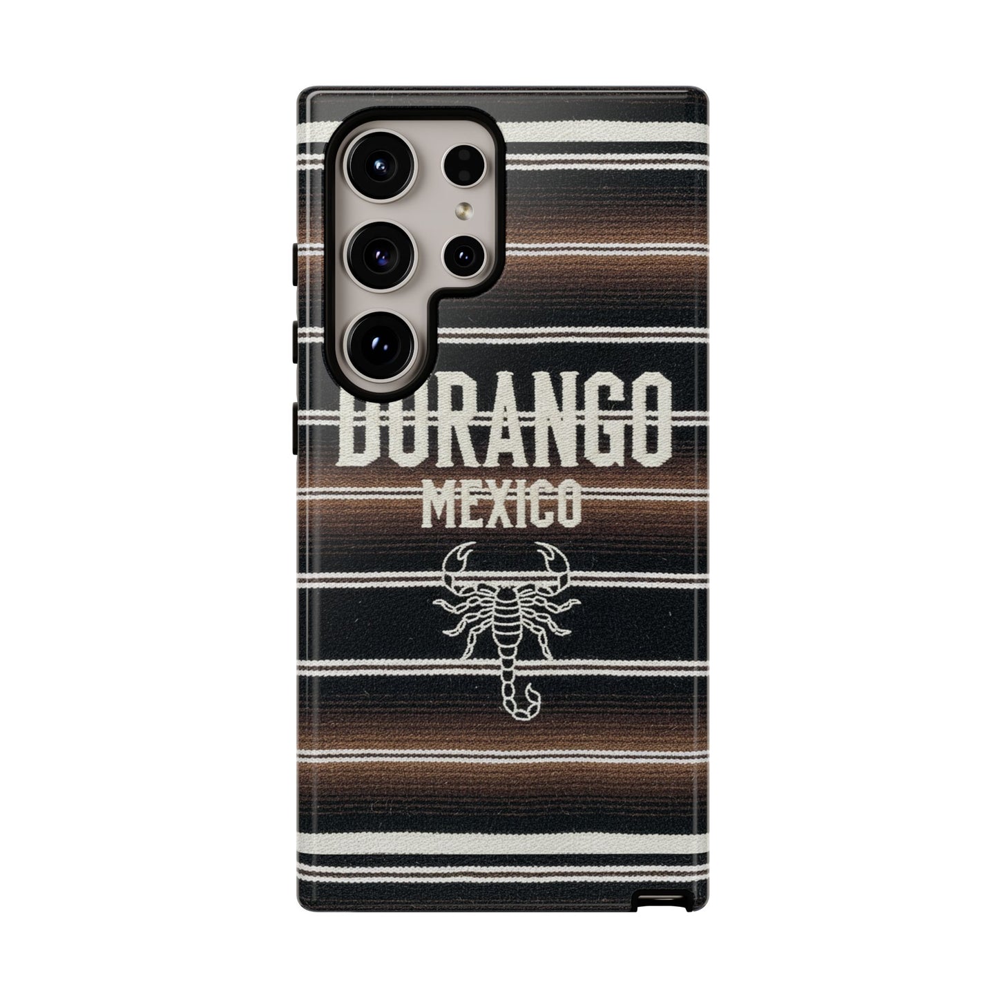 Durango Mexico Phone Case | Serape Scorpion Western Design | Mexican Heritage Tough Case for iPhone & Samsung