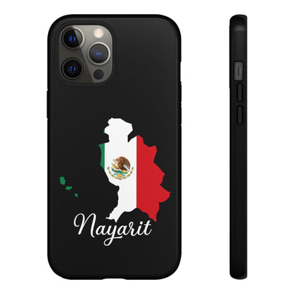 Nayarit Mexico Flag Map Phone Case | Mexican American Pride Tough Case for iPhone & Samsung