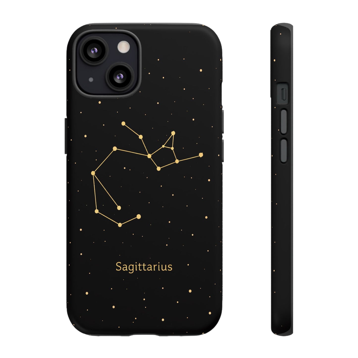Sagittarius Zodiac Constellation Phone Case – Luxe Gold Celestial Cover