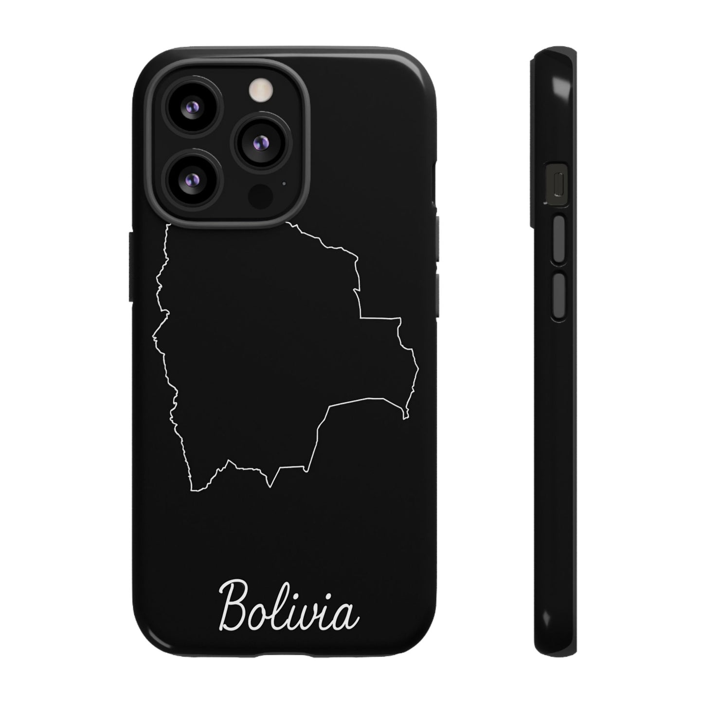 Bolivia Outline Phone Case – Minimal Country Map Tough Cover