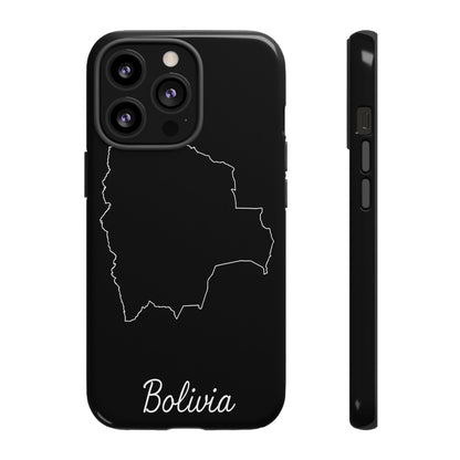 Bolivia Outline Phone Case – Minimal Country Map Tough Cover