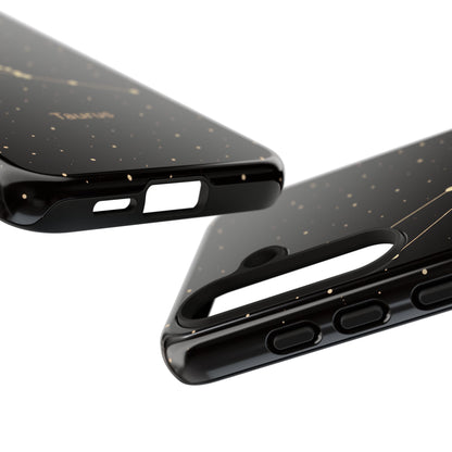 Taurus Zodiac Constellation Phone Case – Luxe Gold Celestial Cover