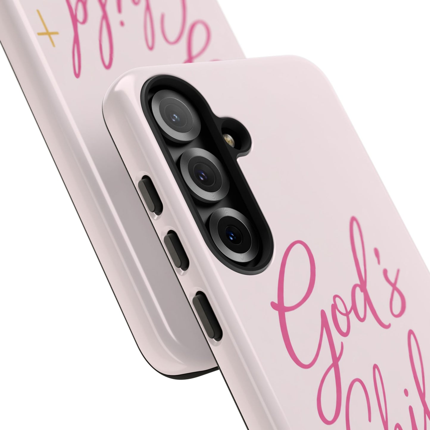 Gods Child Phone Case Christian Pink Aesthetic Tough iPhone Case