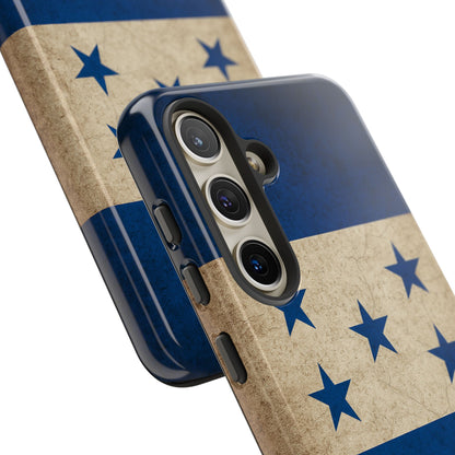 Honduras Flag Phone Case | Vintage Honduran Flag iPhone & Samsung Tough Protective Case