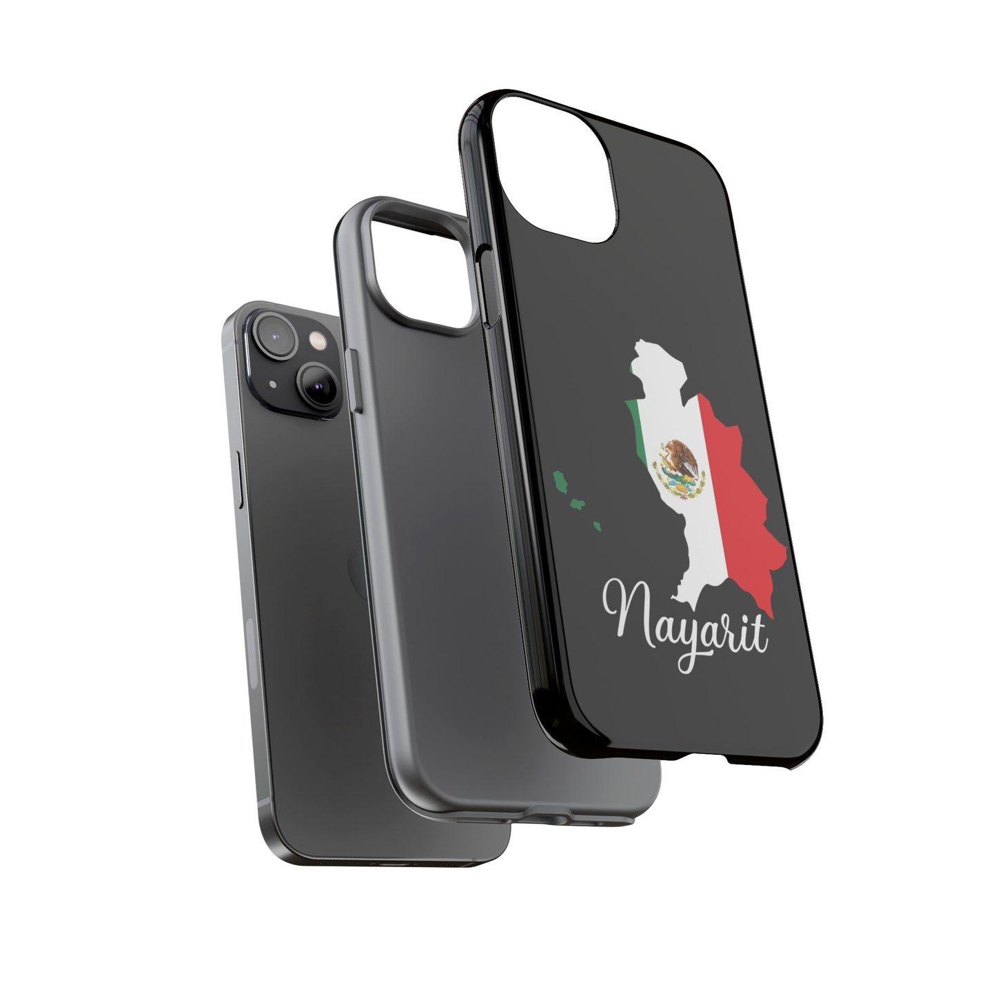 Nayarit Mexico Flag Map Phone Case | Mexican American Pride Tough Case for iPhone & Samsung