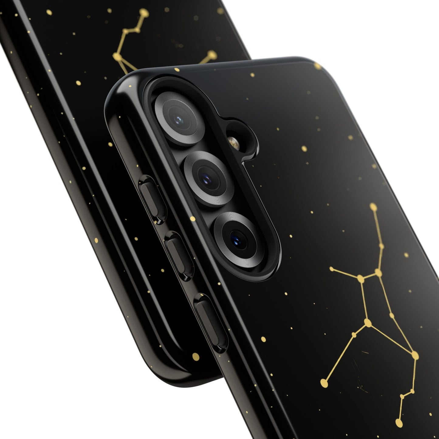 Virgo Zodiac Constellation Phone Case – Luxe Gold Celestial Cover