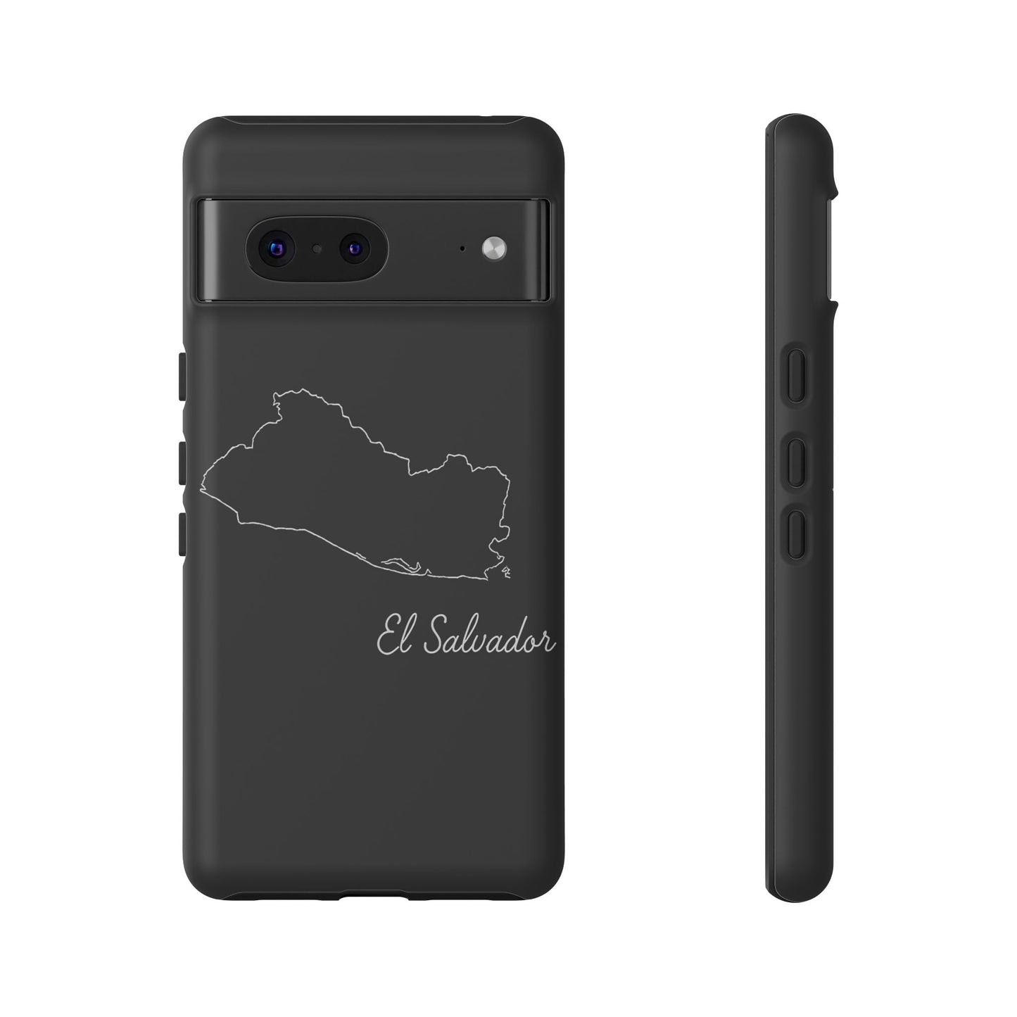 El Salvador Outline Phone Case – Minimal Country Map Tough Case (iPhone, Samsung, Pixel)