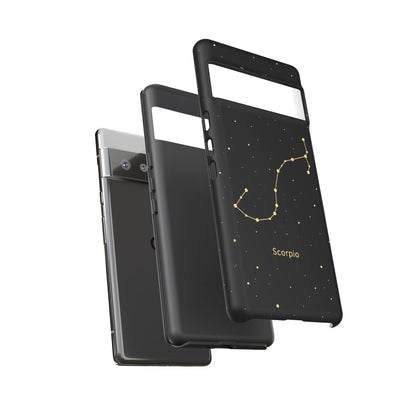 Scorpio Zodiac Constellation Phone Case – Luxe Gold Celestial Cover