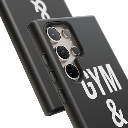 Gym & Jesus Phone Case Christian Faith Workout Gym Motivation Case