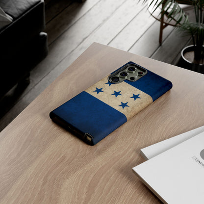 Honduras Flag Phone Case | Vintage Honduran Flag iPhone & Samsung Tough Protective Case