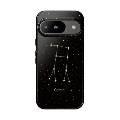 Gemini Zodiac Constellation Phone Case – Luxe Gold Celestial Cover