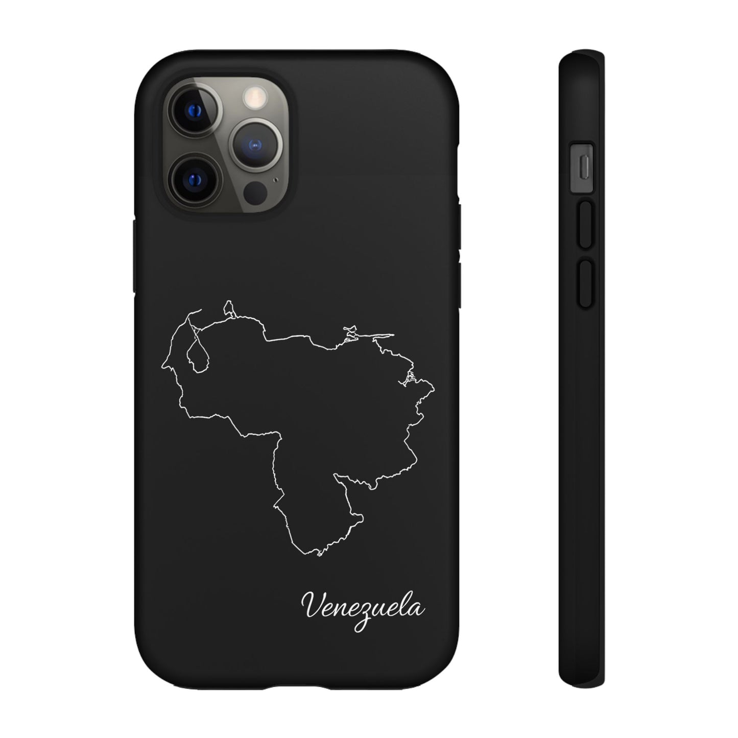 Venezuela Outline Phone Case – Minimal Country Map Tough Case (iPhone, Samsung, Pixel)