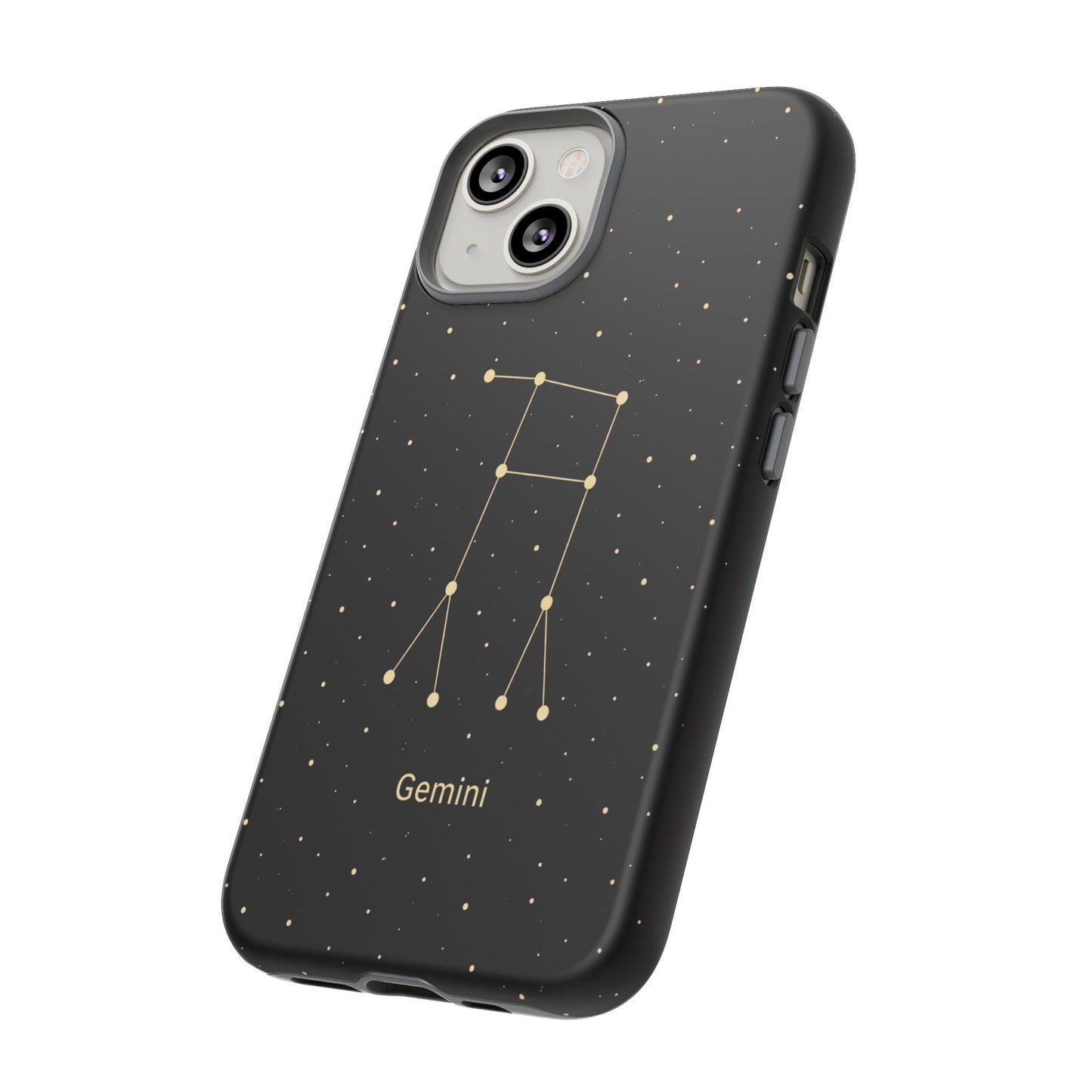Gemini Zodiac Constellation Phone Case – Luxe Gold Celestial Cover